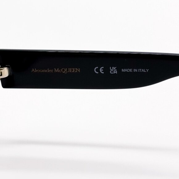 NEW ALEXANDER MCQUEEN EYEGLASSES AM0410O 001 CAT EYE BLACK WOMEN EYEWEAR - Picture 7 of 9